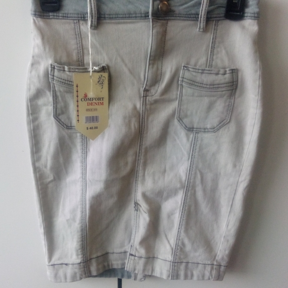 Pencil Jean skirt - Picture 6 of 12